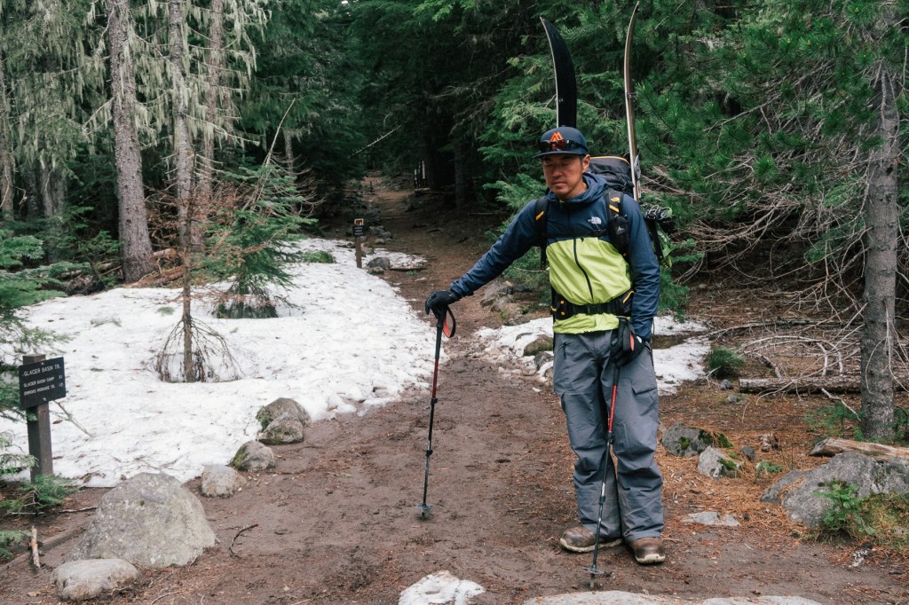 glacier basin trailhead at white river campground in June 2017